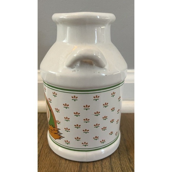 FARMHOUSE Vintage‎ Ceramic Milk Jug/Utensil Holder/Vase. Pig Piggy - Picture 2 of 6